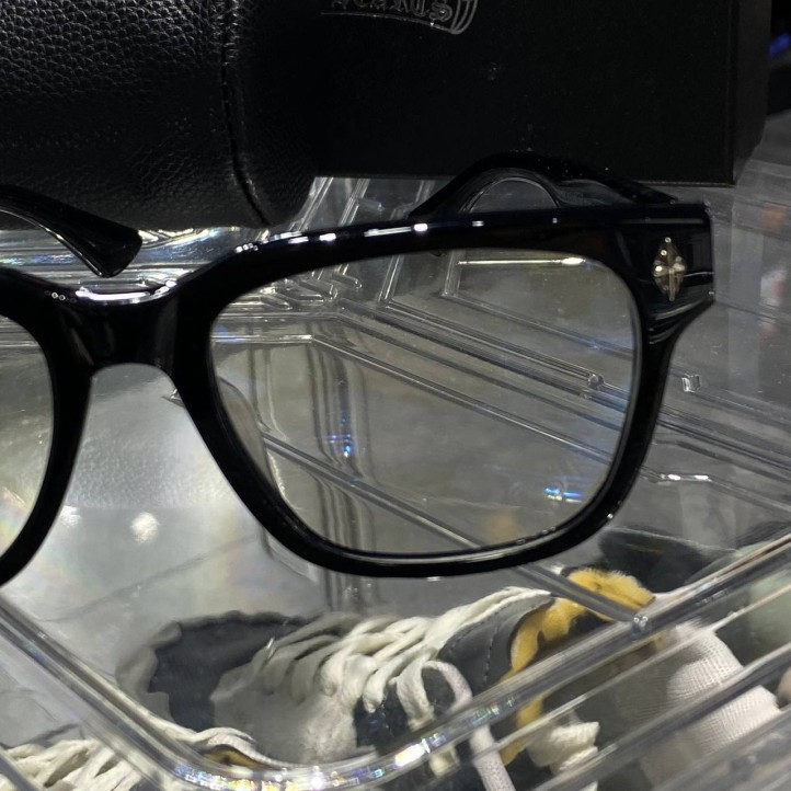 CHROME HEARTS GLOSSY GLASSES 55-19-150 