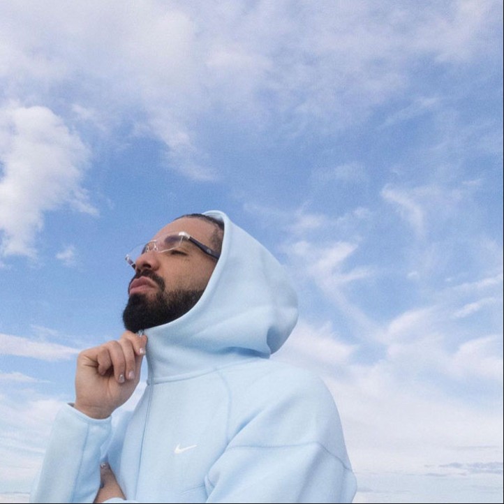 Drake NOCTA x Nike Tech Fleece Full-ZIp Hoodie "Blue"