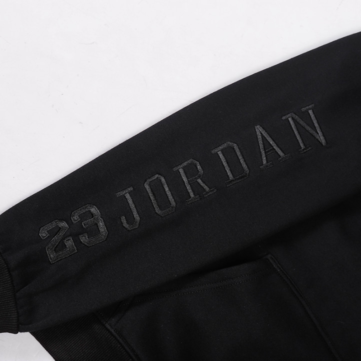 Air Jordan 23 Embroidered Hoodie "Black"