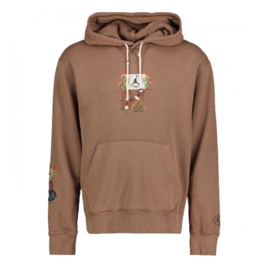 Nike Jordan x Travis Scott Hoodie | Archaeo Brown