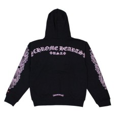 Chrome Hearts Hoodie | Black/Pink