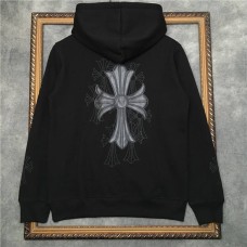 Chrome Hearts Double Layer Logo Hoodie | Black