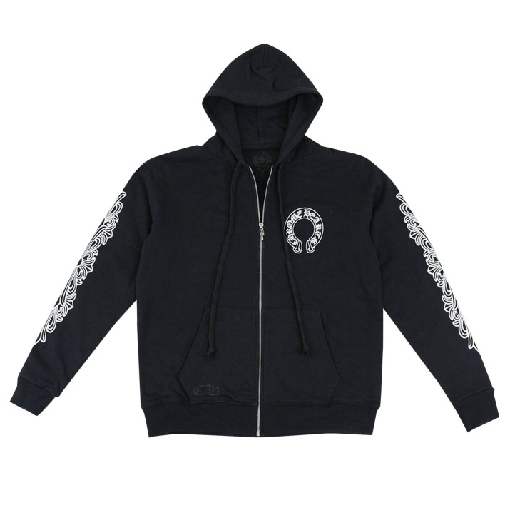 Chrome Hearts "Malibu" Zip Hoodie | Black