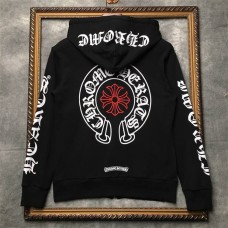 Chrome Hearts Zip Hoodie | Black/Red