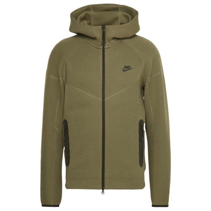 Nike Tech Fleece Full-Zip Hoodie "Olive" FB7921-222