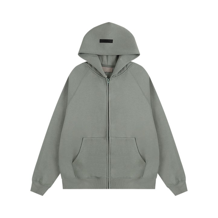 Fear Of God Essentials Zip Hoodie | Haze