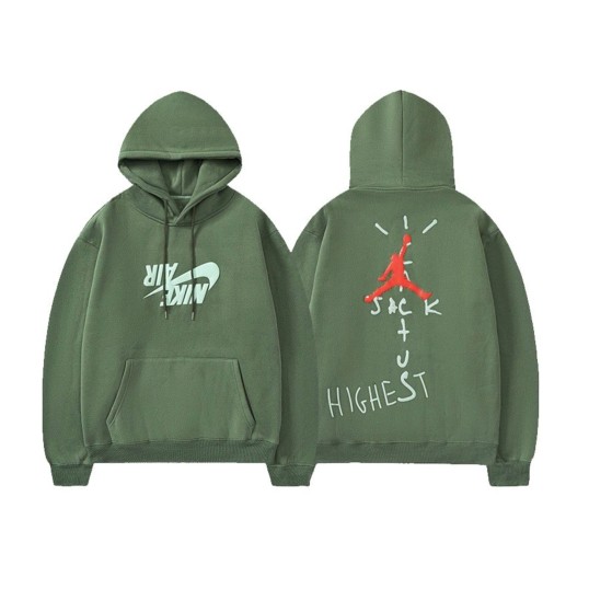 Nike Jordan x Travis Scott Cactus Jack Highest Hoodie | Olive