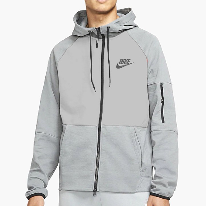 Nike Sportswear Full-Zip Hoodie "Grey"