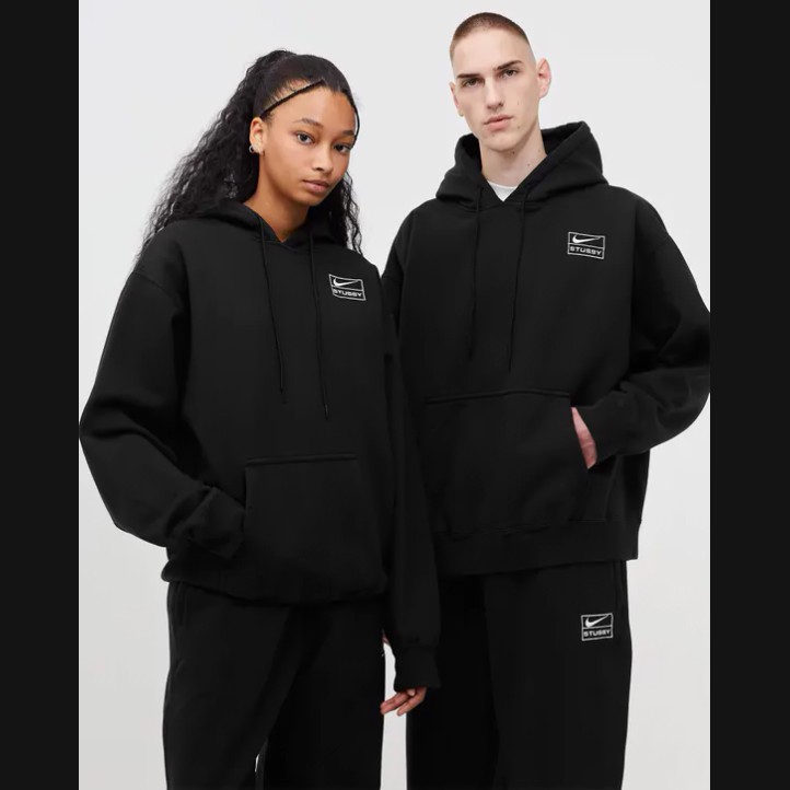 Nike x Stussy Hoodie "Black"