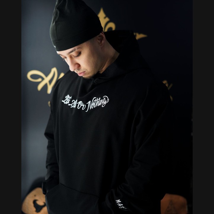 Massa Merch "Soqqa" Hoodie | Black/White