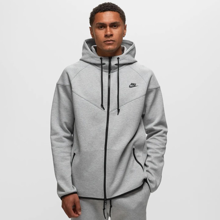 Nike Tech Fleece OG 10 Year Anniversary Full-Zip Hoodie | Grey