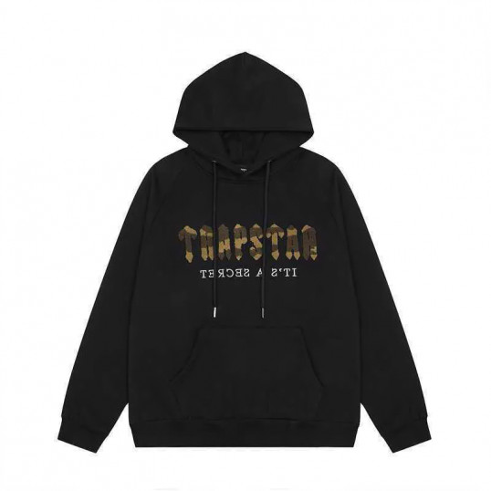 Trapstar Military Decoded Hoodie "Black"
