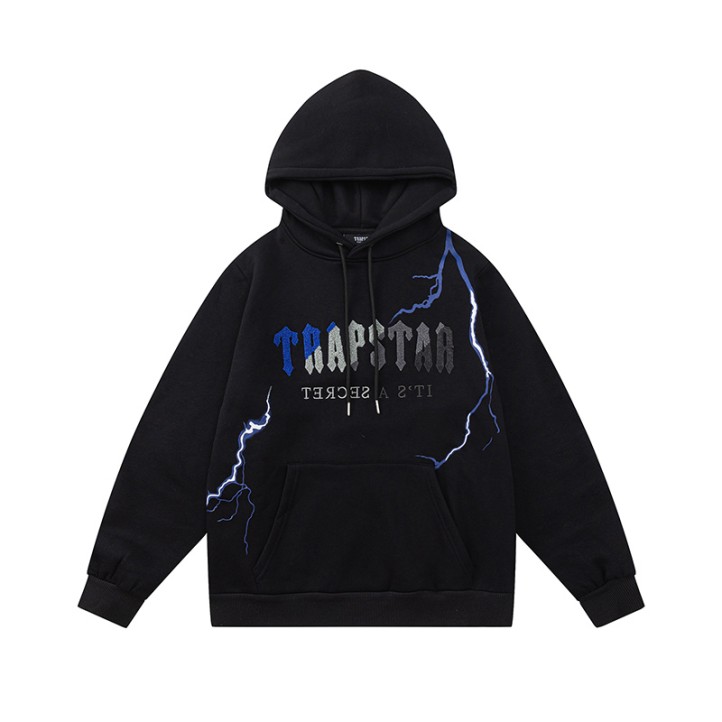 Trapstar Chenille Decoded Hoodie "Storm"