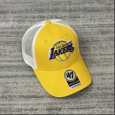 47Brand Los Angeles Lakers Trucker Cap "Yellow/White"