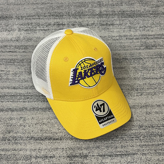 47Brand Los Angeles Lakers Trucker Cap "Yellow/White"