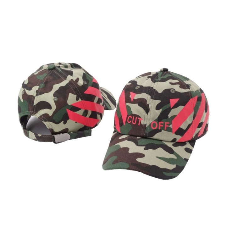 Off-White Cap | Green Camo