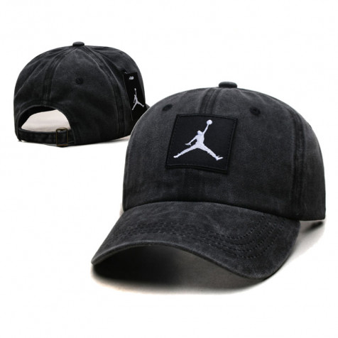 Jordan Box Logo Cap "Washed Grey"