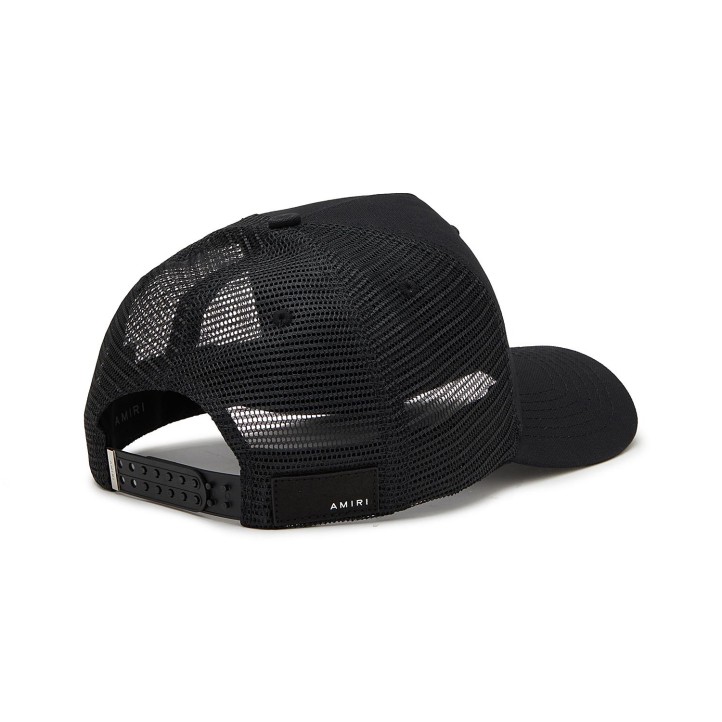 Amiri 3 Star Trucker Cap "Black"