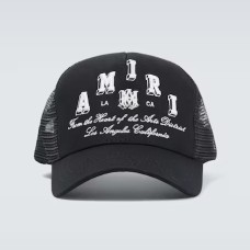 Amiri Varsity Trucker Cap "Black"