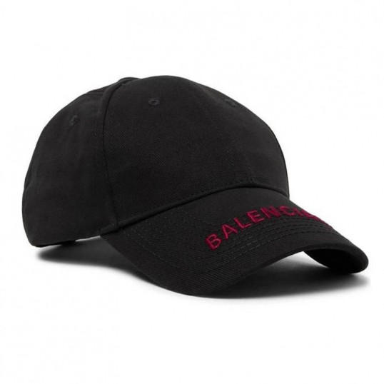 Balenciaga Visor Logo Cap | Black