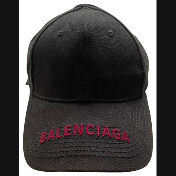 Balenciaga Visor Logo Cap | Black