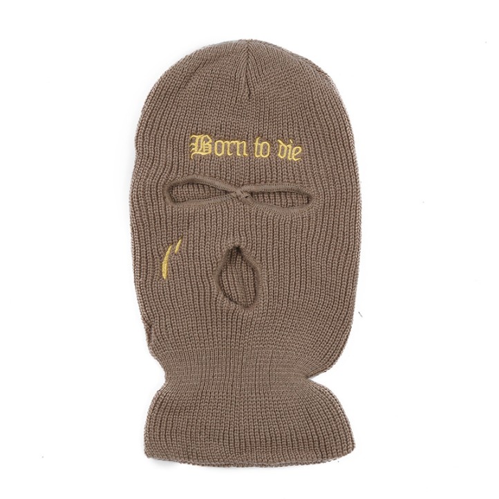 Born To Die Balaclava Mask "Brown"