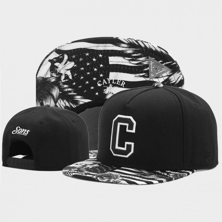 Cayler And Sons USA Snapback | Black-White