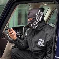 Corteiz Balaclava Mask | Black/White