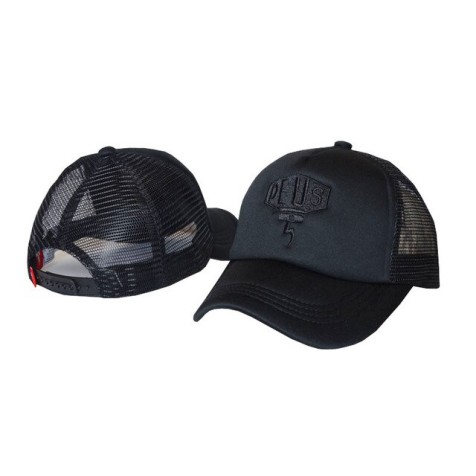 Deus ex Machina Trucker Cap Baylands | Triple black