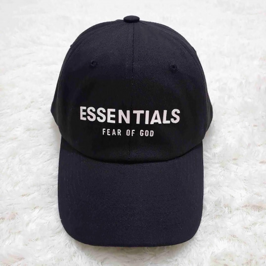 Fear Of God Essentials Cap | Black