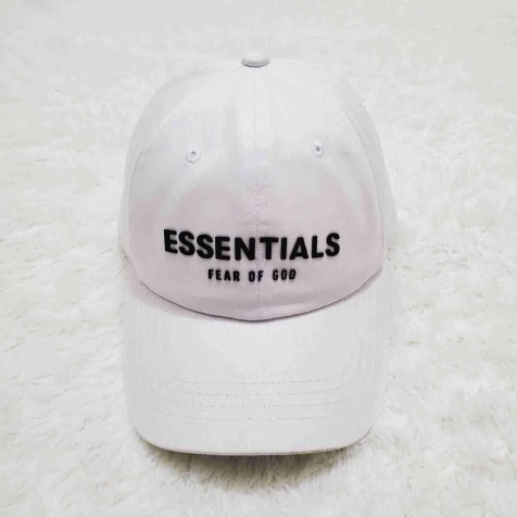 Fear Of God Essentials Cap | White