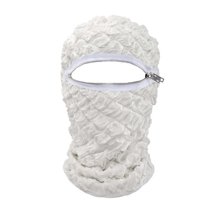 Hendrix Paris Zipper Balaclava Mask | White