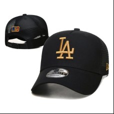 New Era LA Los Angeles Trucker Cap "Black/Gold"