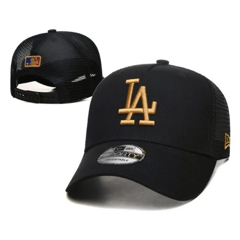 New Era LA Los Angeles Trucker Cap "Black/Gold"