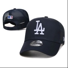 New Era LA Los Angeles Trucker Cap "Black/White"