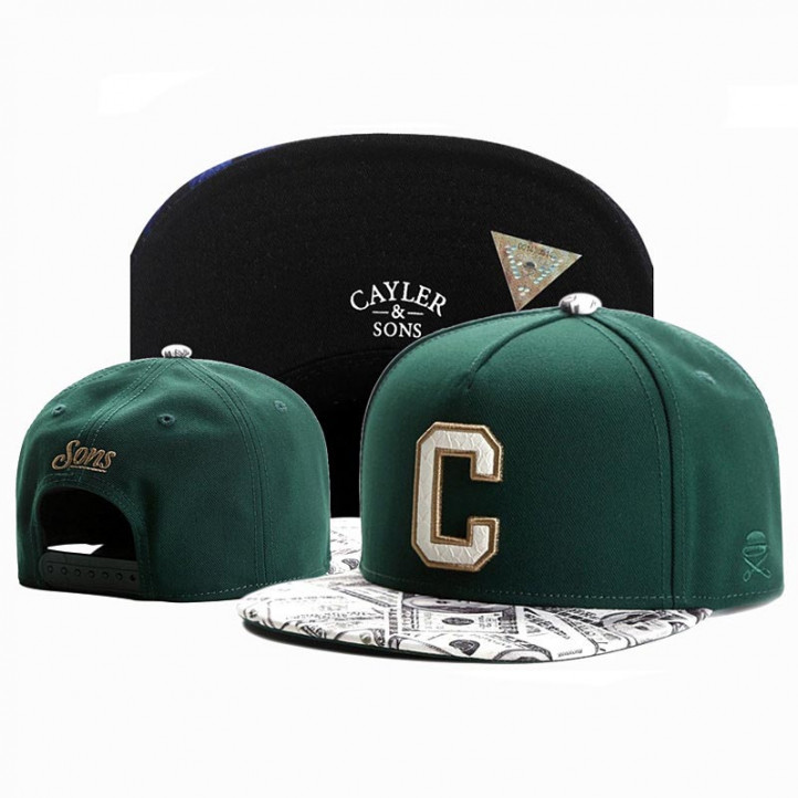 Cayler And Sons Dollar Snapback | Green