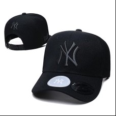 New York Yankees NY Cap | Black/Dark Grey