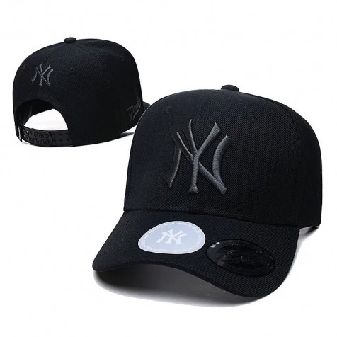 New York Yankees NY Cap | Black/Dark Grey