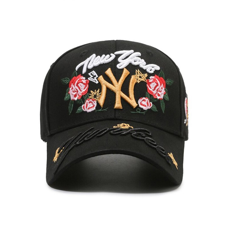 New York Yankees MLB NY Floral Cap "Black"