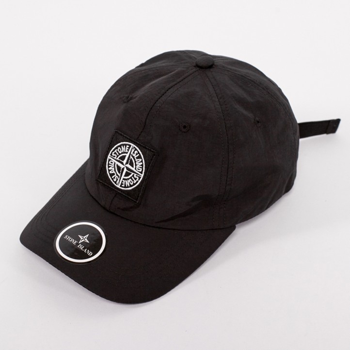 Stone Island Compass Logo Cap | Black