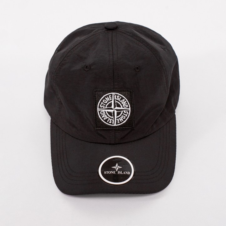 Stone Island Compass Logo Cap | Black