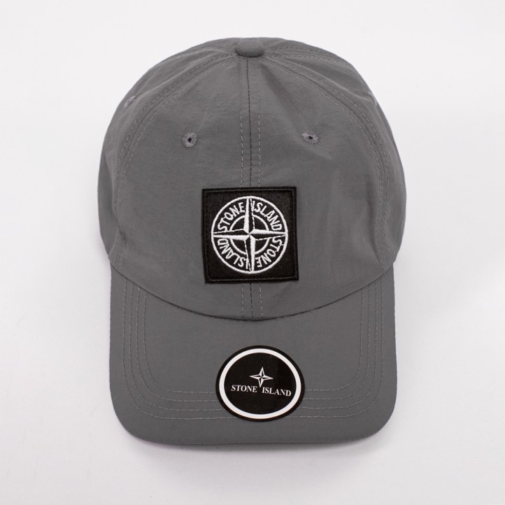 Stone Island Compass Logo Cap | Grey