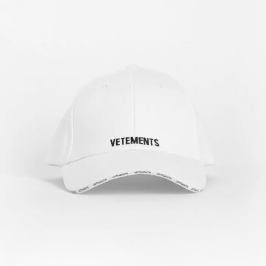 Vetements Iconic Logo Cap | White