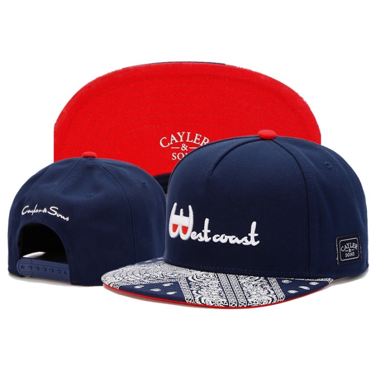 Cayler & Sons Westcoast Snapback | Navy Bandana