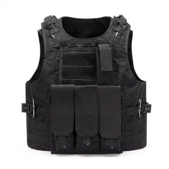 600D Oxford Tactical Vest "Black"