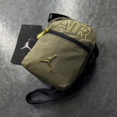 Jordan Crossbody Bag | Army Green/Gold