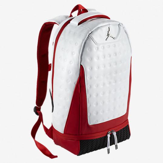 Air Jordan Retro 13 Backpack | White/Gym Red