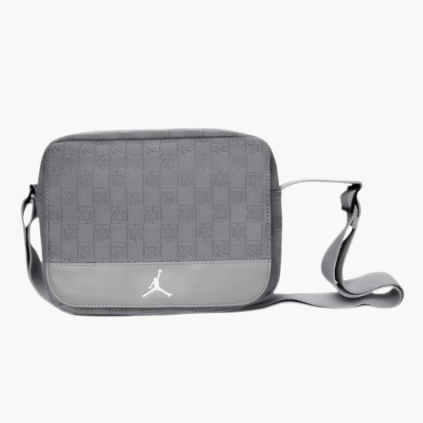 Jordan Crossbody Monogram Bag | Grey