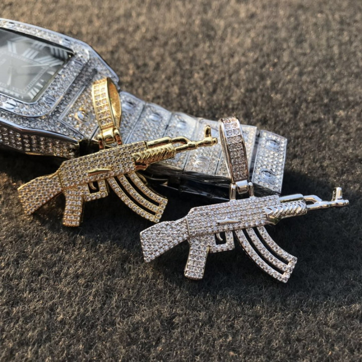 AK-47 Diamond Chain | Silver