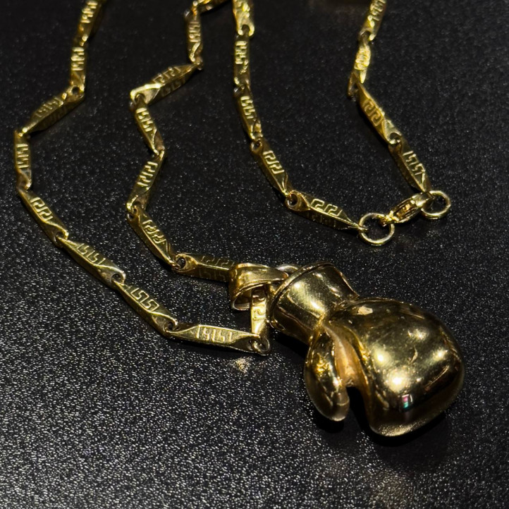 Boxing Glove Versace Chain | Gold